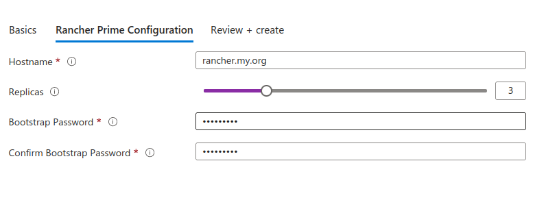 Rancher Configuration